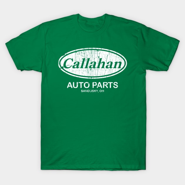 Retro Distressed Callahan Auto T-Shirt by Christyn Evans